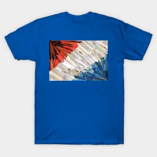 Red White and Blue Collage T-Shirt